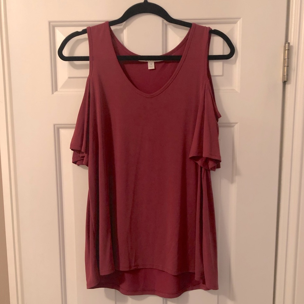 Miami cut-out shoulder top